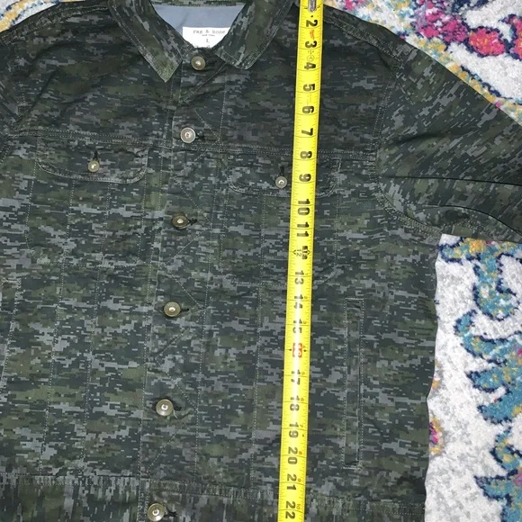 Rag & Bone Green Camouflage Jacket - Picture 6 of 7